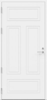 Дверь входная Kaski UO9, Белый NCS S 0502-Y, M10x21, Левая