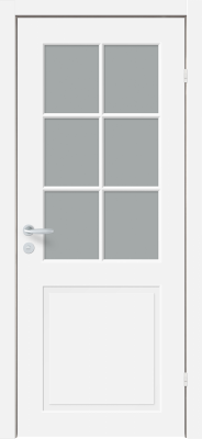 Дверь белая филенчатая NFD 2