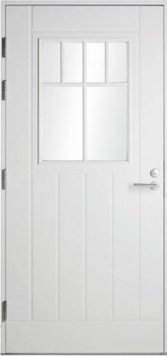Дверь входная Kaski UOL15, Белый NCS S 0502-Y, M10x21, Левая
