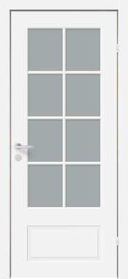 Дверь белая филенчатая NFD 42