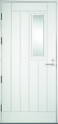 Дверь входная Kaski UOL8, Белый NCS S 0502-Y, M10x21, Левая
