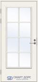  Дверь входная террасная SWEDOOR by Jeld-Wen PO2090 W18 с переплетом, M9x21, Левая, Белый NCS S 0502-Y