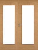 Дверь SWEDOOR by Jeld-Wen модель Stable 410 Двустворчатая дверь, Шпонированная