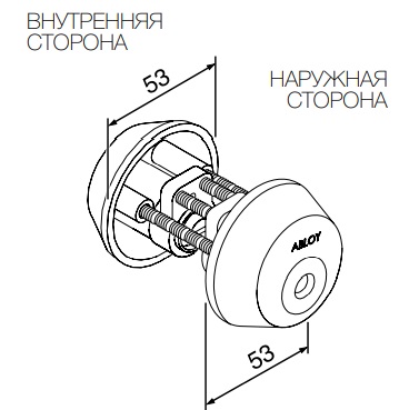 Цилиндр Abloy (Аблой) CY032