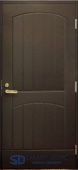 Теплая входная дверь SWEDOOR by Jeld-Wen Function F2000, коричневая (цвет RR32),  М10x21,  Правая