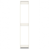  Боковая створка входной двери ECO SL2, Белый NCS S 0502-Y