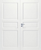  Дверь белая массивная SWEDOOR by Jeld-Wen Craft 101, двустворчатая, M15(705+715)х21,  Белый NCS S 0502-Y