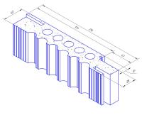Телескопическая дверная коробка 200 мм