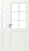  Дверь белая массивная SWEDOOR by Jeld-Wen Craft 102 + расширение, M13(10+3)х21, Правая, Белый NCS S 0502-Y