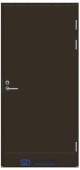  Теплая входная дверь SWEDOOR by Jeld-Wen Function F1894 коричневая (цвет NCS S 8005-Y20R) с замком LC200, M9x21, Правая