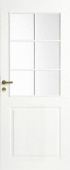 Дверь белая филенчатая SWEDOOR by Jeld-Wen Style 2,  М9x21,  Правая