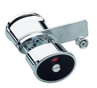 ДВЕРНАЯ ЗАДВИЖКА DF1000 ДЛЯ ДВЕРЕЙ ТОЛЩИНОЙ 24 MM, ЦИНК ХРОМИРОВАННЫЙ  SS