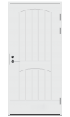 Теплая входная дверь SWEDOOR by Jeld-Wen Function F2000, белая, М10x21, Правая
