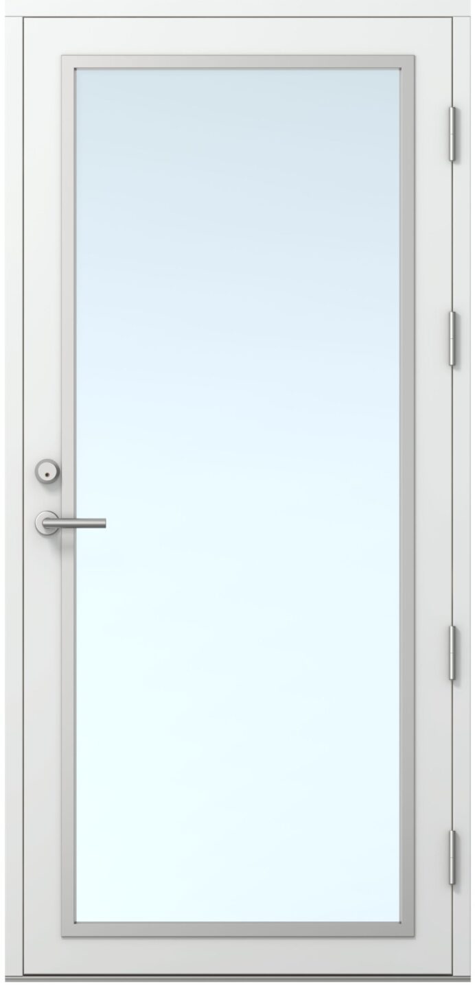 Дверь входная Kaski Vuoksi Thermo,белая - лучшая цена со склада в Санкт-Петербурге от официального дилера Kaski (Каски) в России