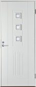 Теплая входная дверь SWEDOOR by Jeld-Wen Basic B0060, белая М9x21,  Правая