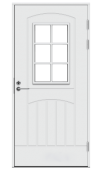 Теплая входная дверь SWEDOOR by Jeld-Wen Function F2000 W71, белая, М9x21, Правая