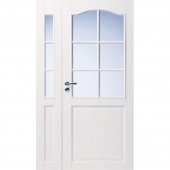 Дверь белая массивная SWEDOOR by Jeld-Wen Craft 111 + уширение М12(9+3)х21, Правая