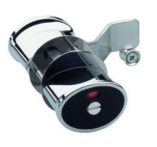 ДВЕРНАЯ ЗАДВИЖКА DF1001 ДЛЯ ДВЕРЕЙ ТОЛЩИНОЙ 24 MM, ЦИНК ХРОМИРОВАННЫЙ  SS