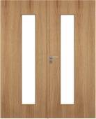 Дверь SWEDOOR by Jeld-Wen модель Stable 420 Двустворчая дверь, Шпонированая