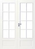 Дверь белая массивная SWEDOOR by Jeld-Wen Craft 104, двустворчатая