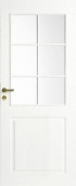 Дверь белая филенчатая SWEDOOR by Jeld-Wen Style 2,  М9x21,  Левая