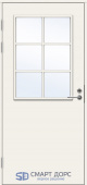  Дверь входная террасная SWEDOOR by Jeld-Wen PO2090 W12 с переплетом, M9x21, Левая, Белый NCS S 0502-Y
