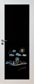  Дверь SWEDOOR by Jeld-Wen Unique 501B, с доской для рисования, М9x21, Белый NCS S 0502-Y