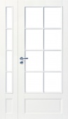  Дверь белая массивная SWEDOOR by Jeld-Wen Craft 104 + расширение, M12(9+3)х21, Правая, Белый NCS S 0502-Y