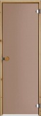  Дверь SWEDOOR by Jeld-Wen Sauna 81, бронзовое стекло, коробка и ручка сосна, М7x19