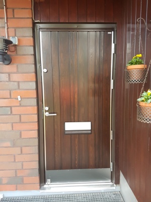 Дверь входная Kaski Puudesign Routa