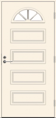  Теплая входная дверь SWEDOOR by Jeld-Wen Classic Handel Eco, M10x21, Правая