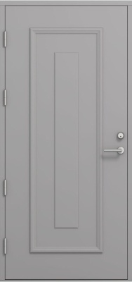 Дверь входная Kaski Rayha, Белый NCS S 0502-Y, M10x21, Левая