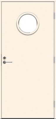 Теплая входная дверь SWEDOOR by Jeld-Wen Function Indus Eco, М10x21, Правая