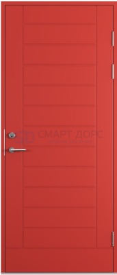  Дверь наружная деревянная ScanDo 06, цвет по выбору, 9*21, правое