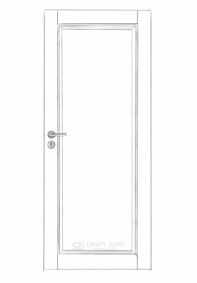 Дверь Nord Fin Doors модель 127, Белый NCS S 0502-Y, M10x21