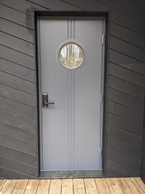 Дверь входная Kaski VO2, белая