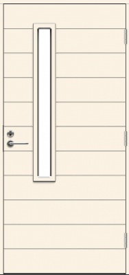 Теплая входная дверь SWEDOOR by Jeld-Wen Function Fundy Eco, М10x21, Правая