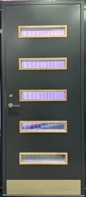 Дверь входная Kaski Luosto Thermo М9, правая, с замком ABLOY LC200 и скрытыми петлями T340D