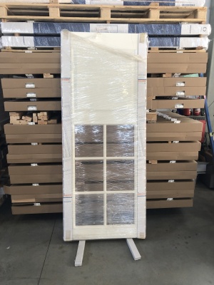 Дверь белая филенчатая SWEDOOR by Jeld-Wen Style 2, М9*21, левая, №8 фотография