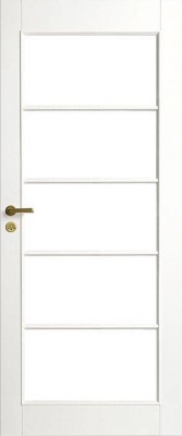 Дверь белая массивная SWEDOOR by Jeld-Wen Craft 129, M9x21, Белый NCS S 0502-Y