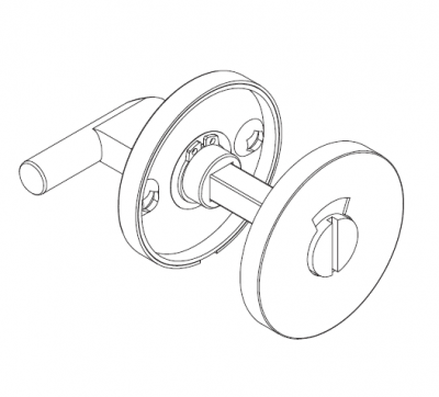 Фиксатор санузловый ASSA ABLOY AHW55000WC