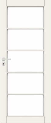Дверь Nord Fin Doors модель 129, Белый NCS S 0502-Y, M10x21, Универсальная