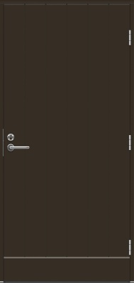 ECO Barents ( F1894 ) входная дверь 10*23 правая, тёмно-коричневая NCS S 8005-Y20R, замок ASSA 565