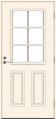  Теплая входная дверь SWEDOOR by Jeld-Wen Classic Monteverdi Eco, M10x21, Правая