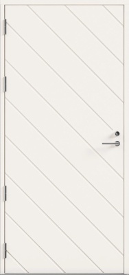 Дверь входная Kaski UO13, Белый NCS S 0502-Y, 10*21, левое