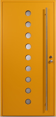 Дверь входная Kaski Future Rana Thermo, Белый NCS S 0502-Y, 10*21, левое