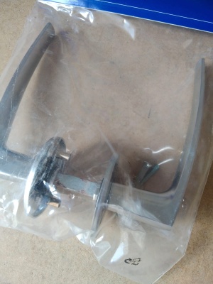 Ручка нажимная Abloy (Аблой) Polarita 16/001 Zn/Hcr 40  фотография