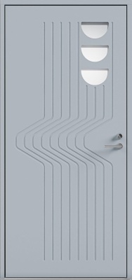 Дверь входная Kaski Future Nihal Thermo, Белый NCS S 0502-Y, 10*21, левое