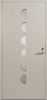 Дверь входная Kaski Future Avior Thermo, Белый NCS S 0502-Y, 10*21, левое