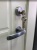 Комплект фурнитуры в матовом хроме для замка ABLOY LC102 (ручка UL27, цилиндр, скобянка)